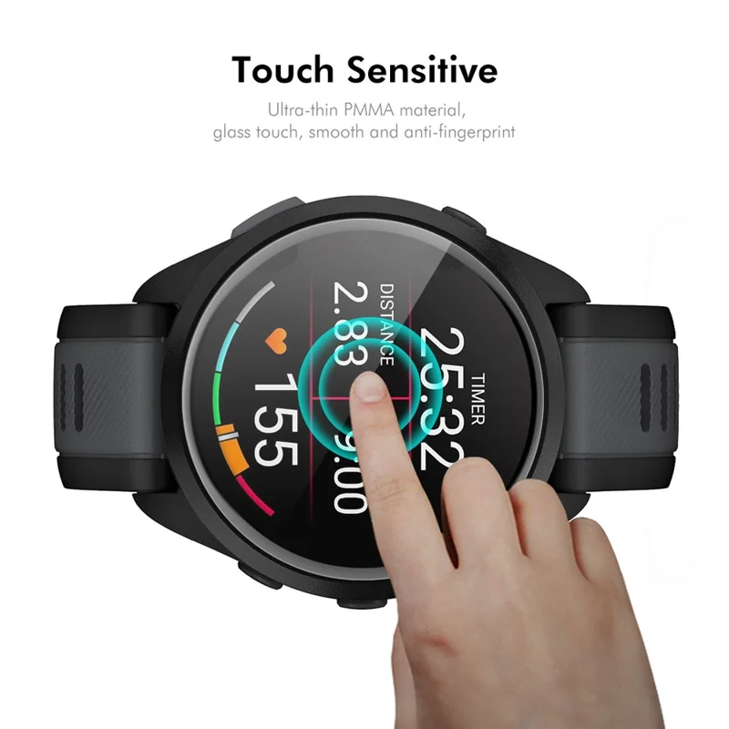 ENKAY HAT PRINCE 10Pcs For Xiaomi Watch S4 Sport Screen Protector 3D Curved PC+PMMA Watch Screen Film