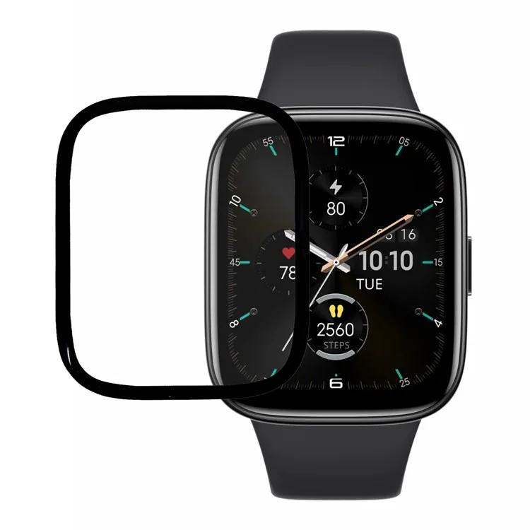 Para Xiaomi Redmi Watch 5 Active Full Screen Protector Black Edge Soft PMMA Smartwatch Screen Film