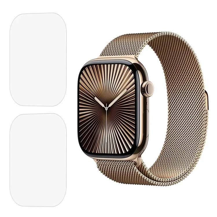 2Pcs For Apple Watch Series 10 42mm Watch Screen Protector Clear TPU Film