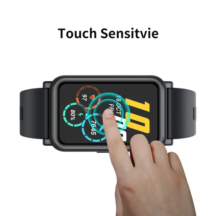 ENKAY HAT PRINCE Protector de pantalla 3D curva de PC suave + cobertura completa de PMMA HD para Honor Watch ES