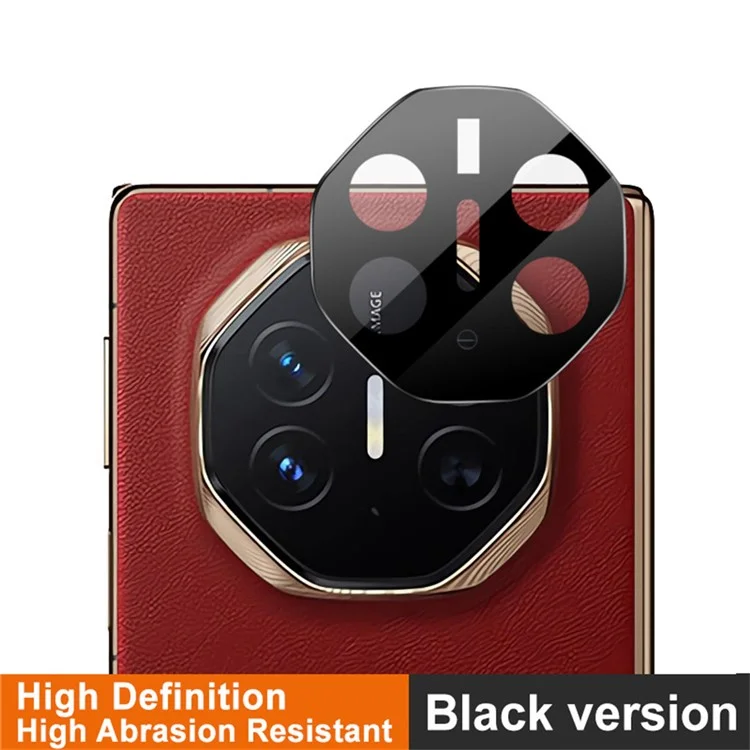 IMAK For Huawei Mate XT Ultimate Camera Lens Protector Tempered Glass HD Clear Lens Film (Black Version)
