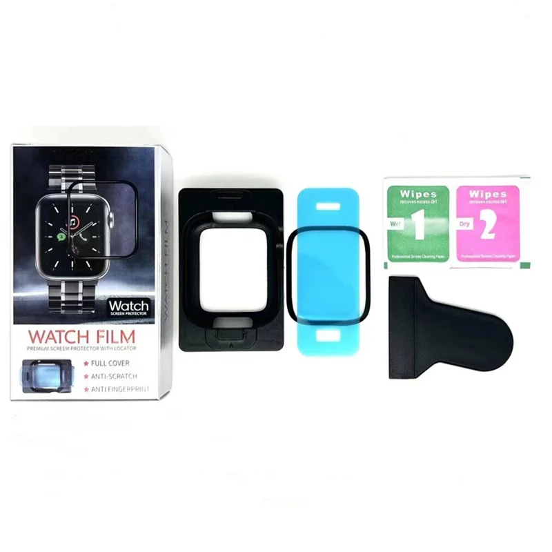 For Apple Watch Series 10 42mm Full Cover PMMA Watch Film Screen Protector with Installation Tool