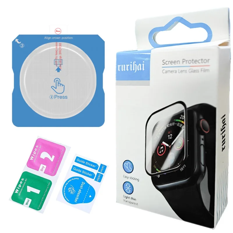 RURIHAI For Huawei Watch GT 5 46mm Screen Protector AR Clear Watch Film with Alignment Tool