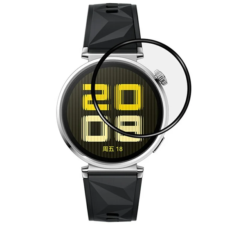 RURIHAI Para Huawei Watch GT 5 41mm Protetor de Tela PMMA 3D Adesivo Total Filme de Tela do Relógio
