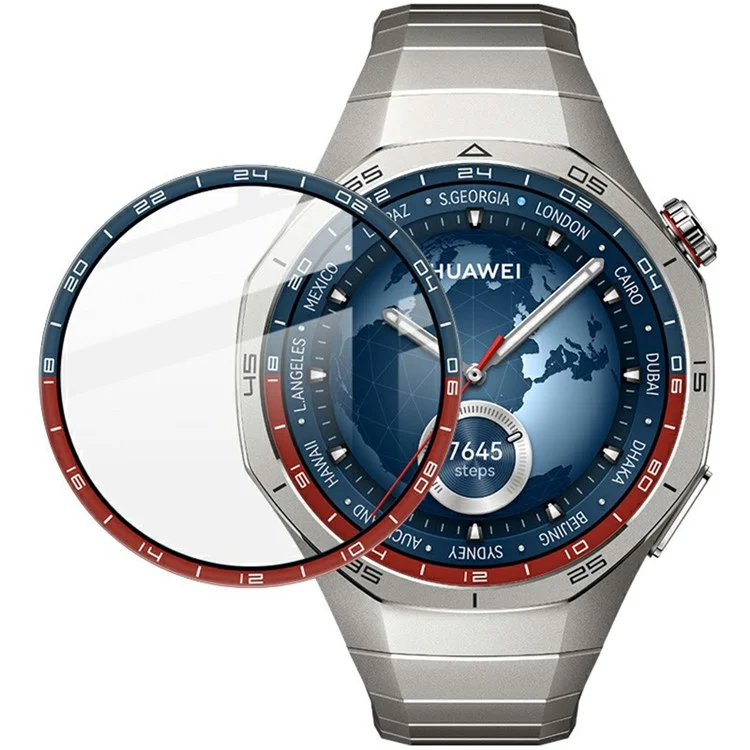 IMAK For Huawei Watch GT 5 Pro 46mm Screen Protector Anti-Scratch PMMA Watch Film (Colorful Edge)