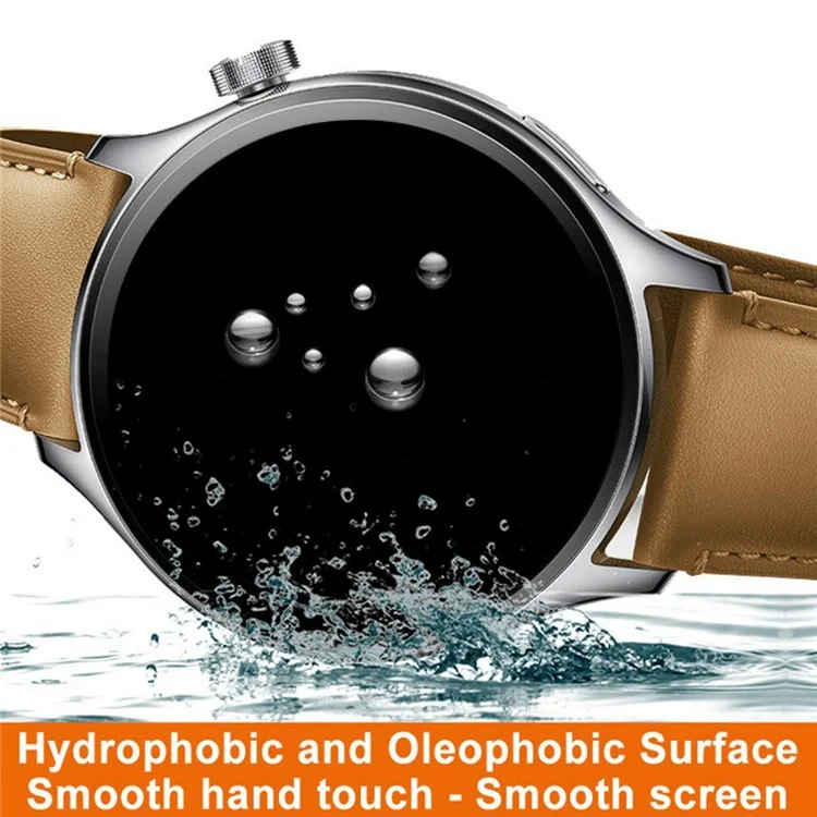 IMAK For Huawei Watch GT 5 Pro 46mm Screen Protector Anti-Scratch PMMA Watch Film (Colorful Edge)