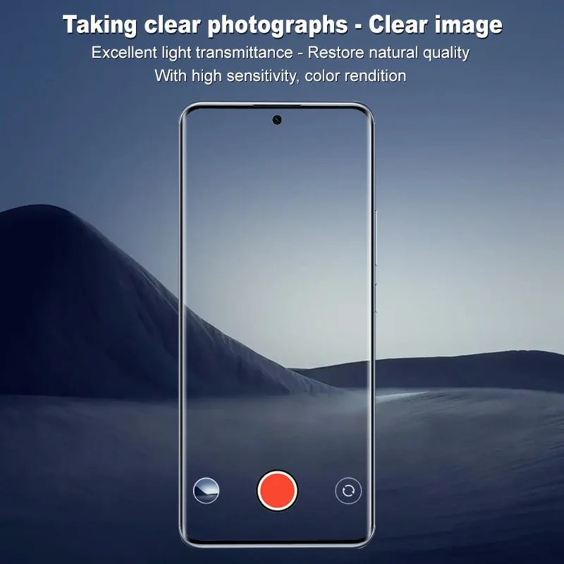 IMAK For Xiaomi Redmi Note 14 Pro 5G / Poco X7 5G Tempered Glass Lens Film+Acrylic Cap (Black Version)