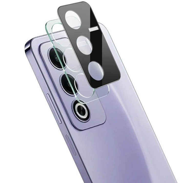 IMAK Für Oppo A3 Pro (indien) 5G Tempered Glass Lens Film+acrylkappe (schwarze Version)