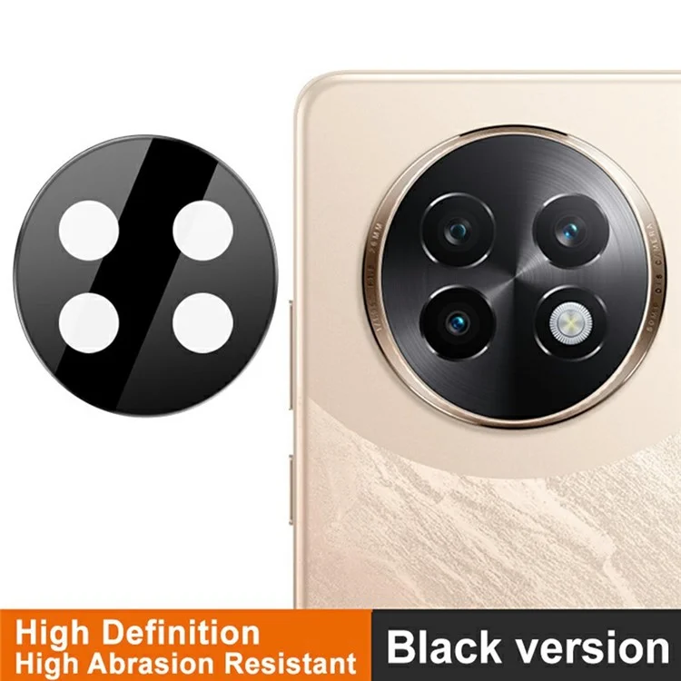 IMAK For Realme Realme 13+ 5G / 13 Pro 5G (China) Camera Lens Protector Tempered Glass HD Clear Lens Film (Black Version)
