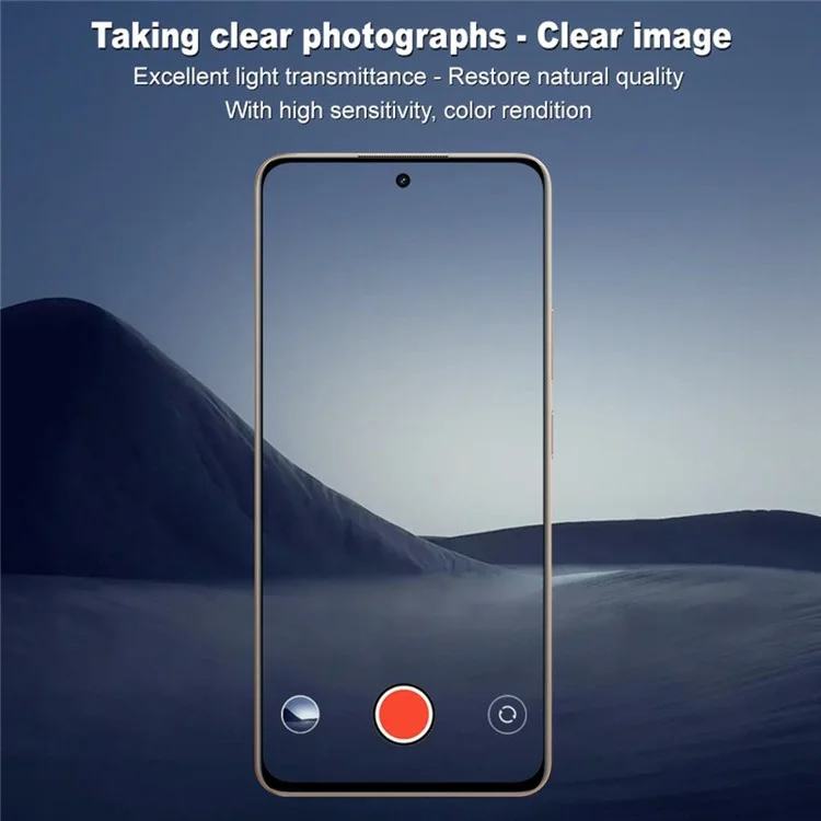 IMAK For Realme Realme 13+ 5G / 13 Pro 5G (China) Camera Lens Protector Tempered Glass HD Clear Lens Film (Black Version)
