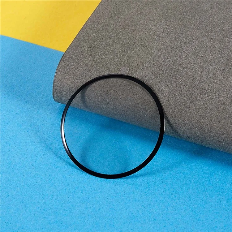 2Stück / Pack Für Huawei Watch GT 5 Pro 46mm Bildschirmschutz HD Clear PMMA-Film (schwarzer Rand) - Schwarz