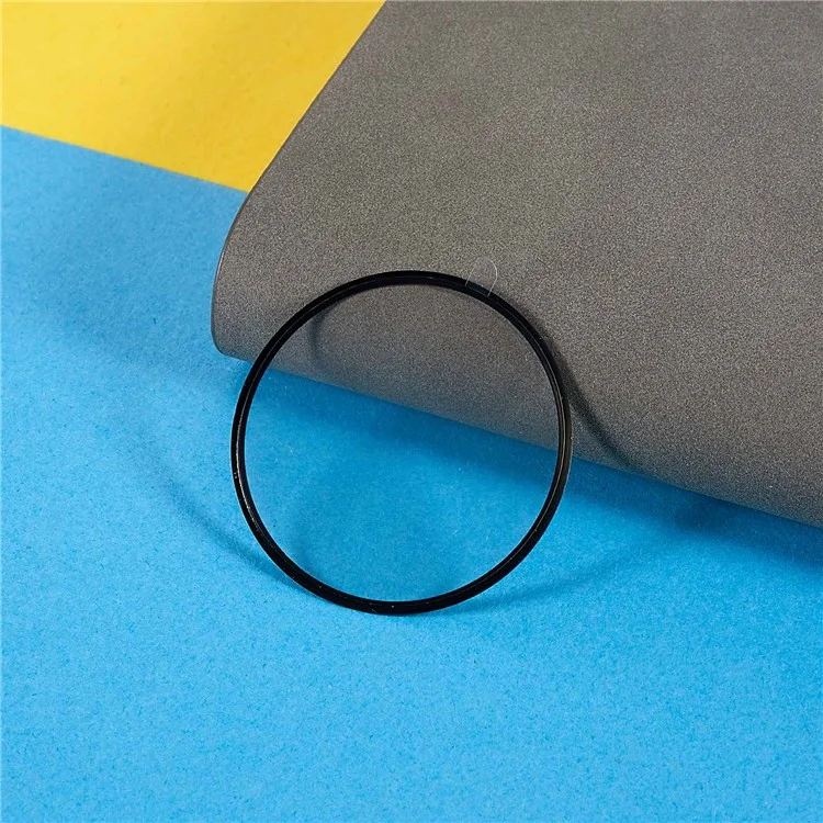 2Stück / Pack Für Huawei Watch GT 5 Pro 46mm Bildschirmschutz HD Clear PMMA-Film (schwarzer Rand) - Schwarz