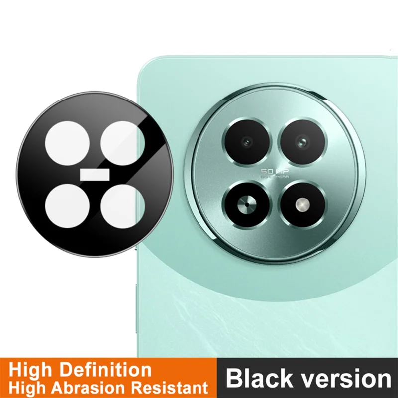 IMAK For Realme 13 5G Camera Lens Protector Tempered Glass HD Clear Lens Film (Black Version)