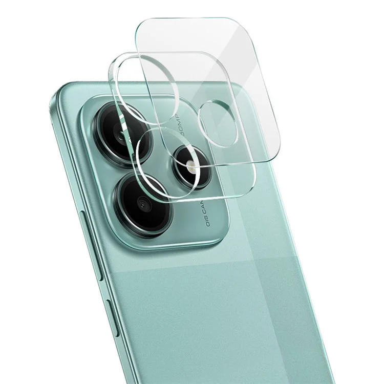 IMAK For Xiaomi Redmi Note 14 5G Tempered Glass Camera Lens Protector + Acrylic Lens Cap