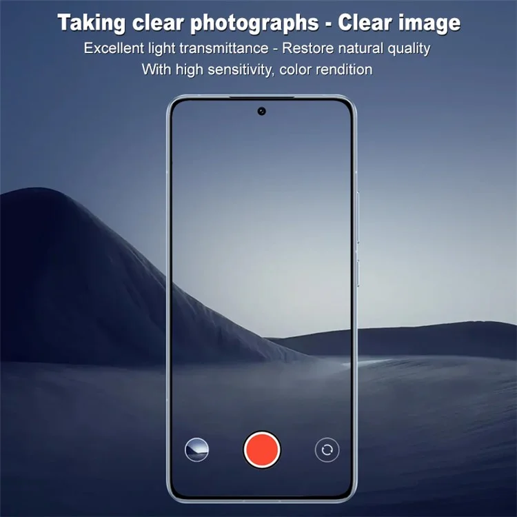 IMAK Pour Xiaomi 14T Pro Protecteur d'Objectif en Verre Trempé + Capuchon d'Objectif en Acrylique