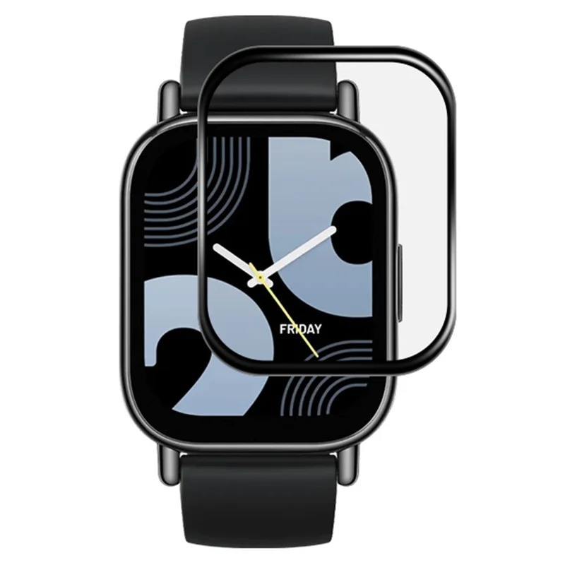 RURIHAI na zegarek Xiaomi Redmi Watch 5 Active folia ochronna 3D PMMA z pełnym przyklejeniem