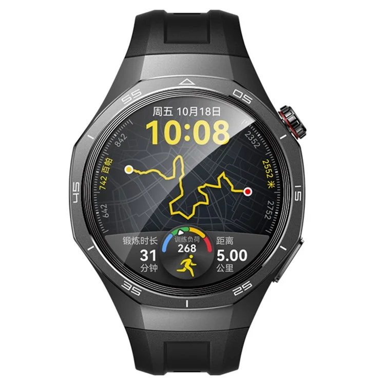 RURIHAI Para Huawei Watch GT 5 Pro 46mm Protetor de Tela do Relógio Filme Adesivo Completo 3D PMMA