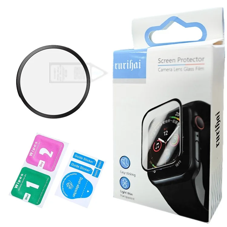 RURIHAI Para Huawei Watch GT 5 Pro 46mm Protetor de Tela do Relógio Filme Adesivo Completo 3D PMMA