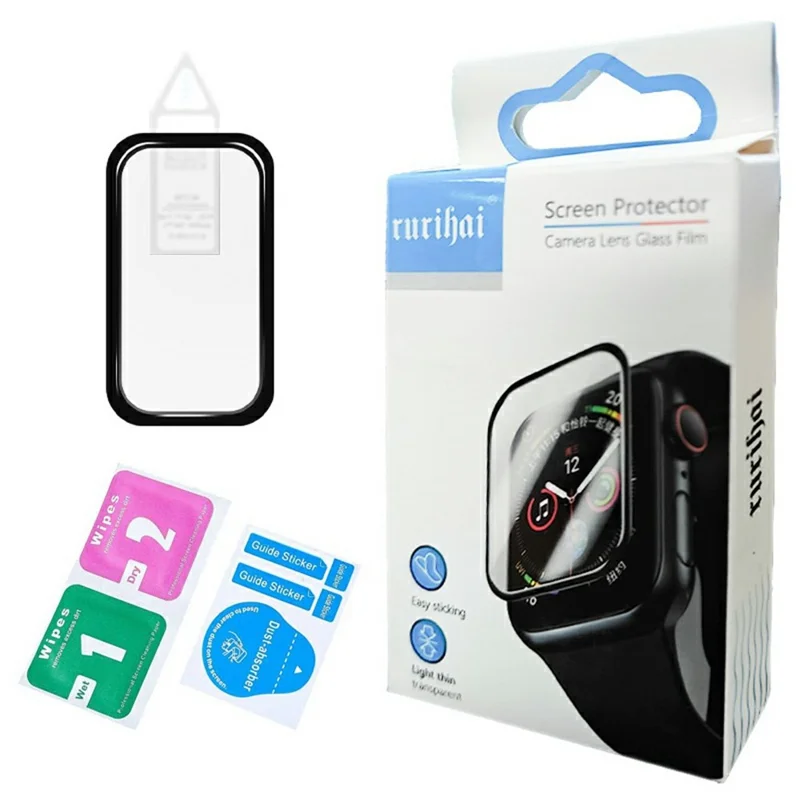 RURIHAI For Xiaomi Smart Band 9 Active Watch Screen Protector 3D PMMA Full Glue Film