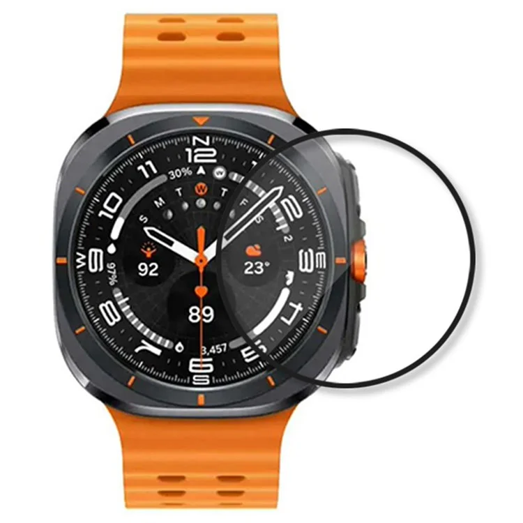 Acquisto all'ingrosso per Samsung Galaxy Watch7 40mm Protezione schermo full screen con bordo nero PMMA Film protettivo per lo schermo dell'orologio