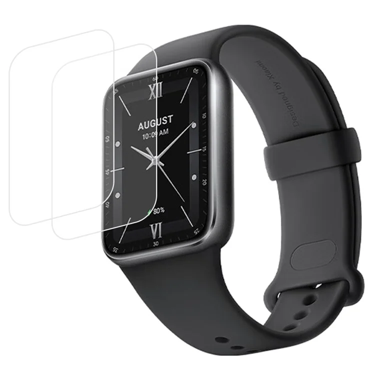 2 pezzi per Xiaomi Smart Band 9 Pro Pellicola protettiva per schermo dell'orologio Chiaro TPU