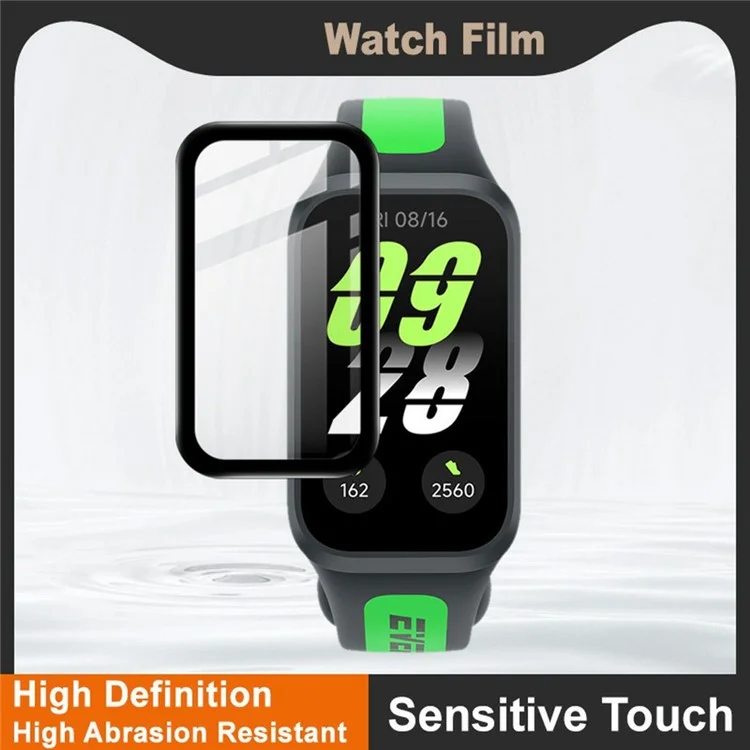 IMAK For Xiaomi Smart Band 9 Active / Redmi Watch 3 Screen Protector Anti-Scratch PMMA Watch Film