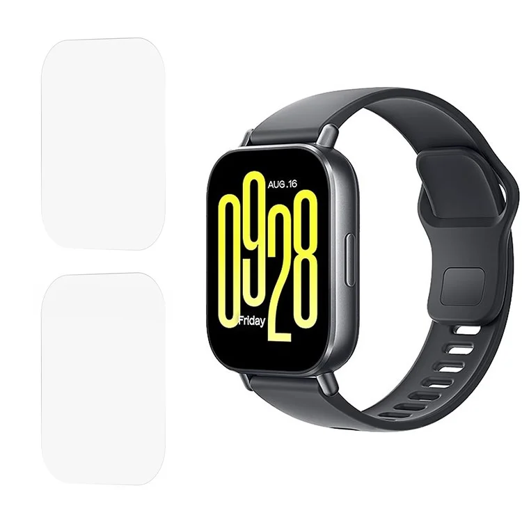 2 peças para protetor de tela do relógio Xiaomi Redmi Watch 5, filme TPU transparente