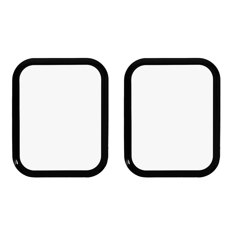 2Pcs / Pack For Xiaomi Redmi Watch 5 Watch Screen Protector HD Clear PMMA Film (Black Edge) - Black