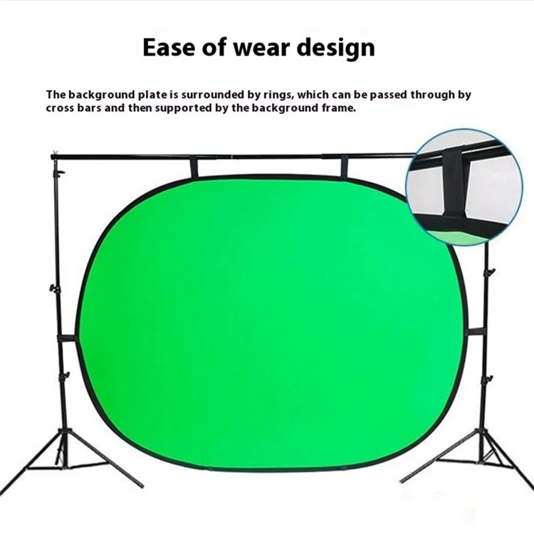 150 x 200cm Photography Backdrop Board Blue and Green Double Sided Collapsible Background Plate