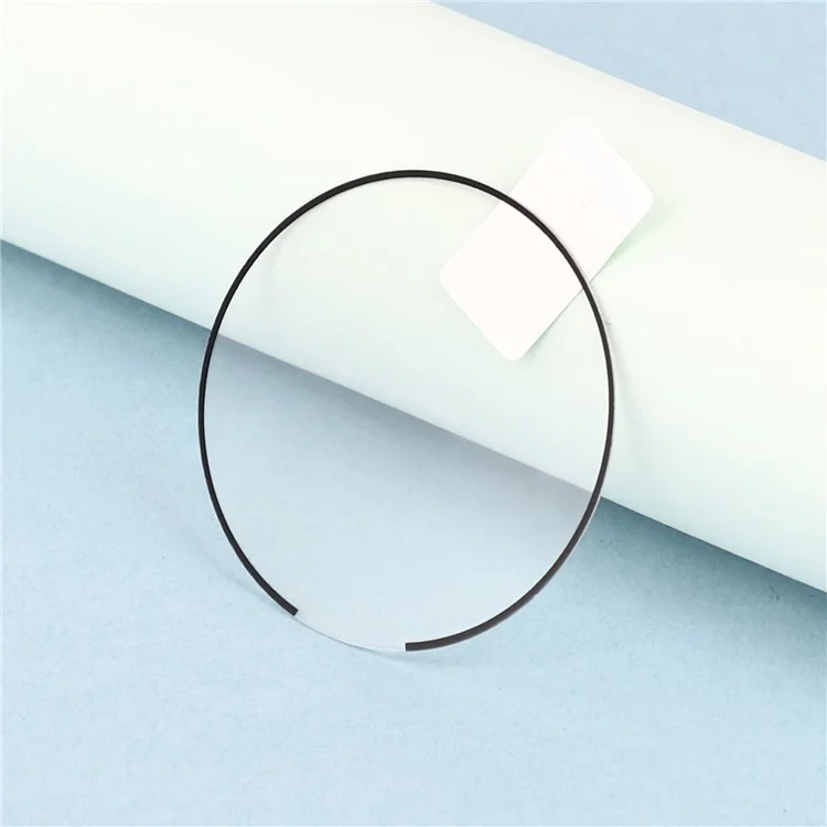2 Unidades / Pacote Protetor de Tela HD Transparente em PMMA para Relógio Garmin Instinct 3 50mm (Borda Preta)