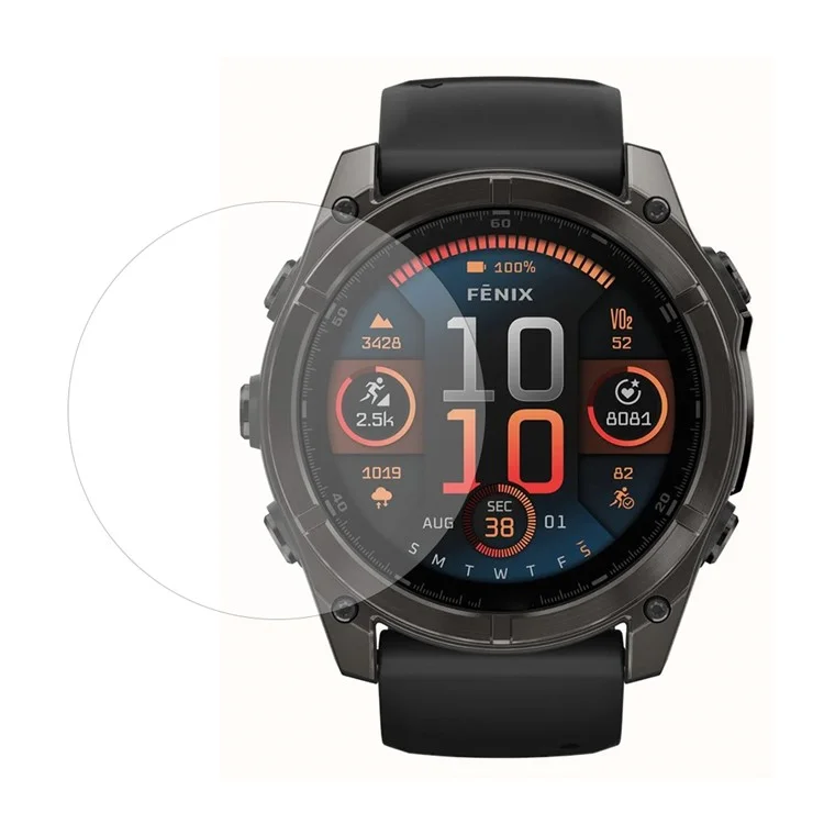 Pellicola protettiva HD trasparente in TPU per smartwatch Garmin Tactix 8 da 47 mm