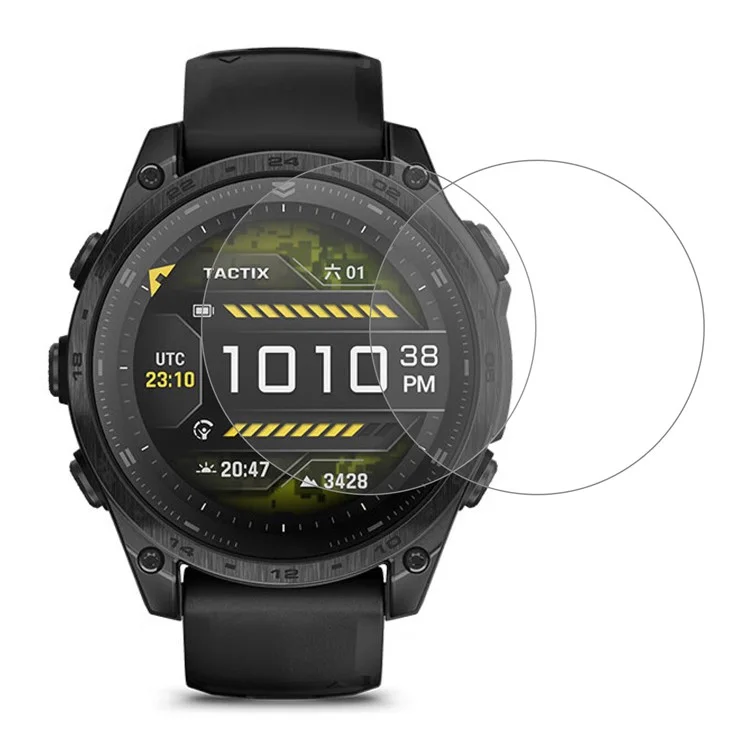 2 Stück Displayschutzfolie für Garmin Tactix 8 47mm Smartwatch - Klare TPU-Schutzfolie