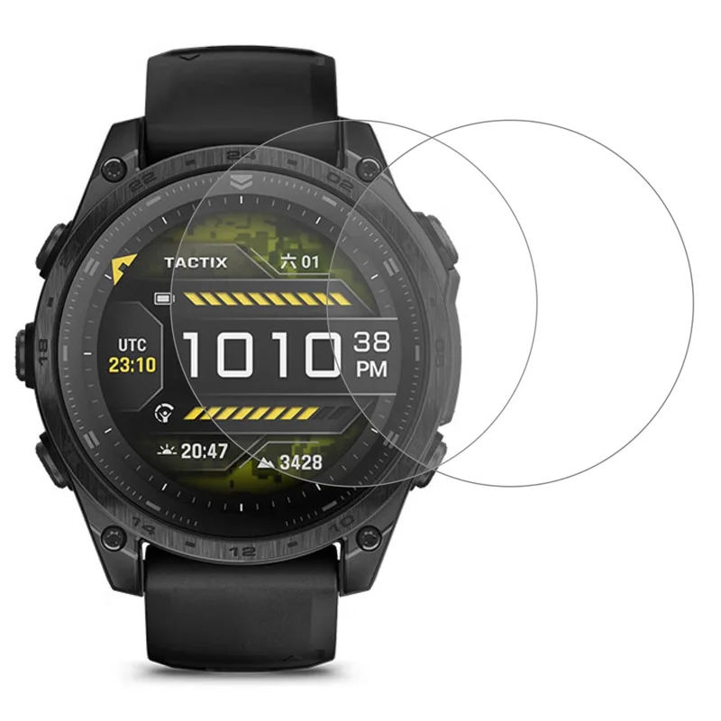 2 Pezzi Pellicola Protettiva Trasparente in TPU per Schermo di Orologi Garmin Tactix 8 51mm