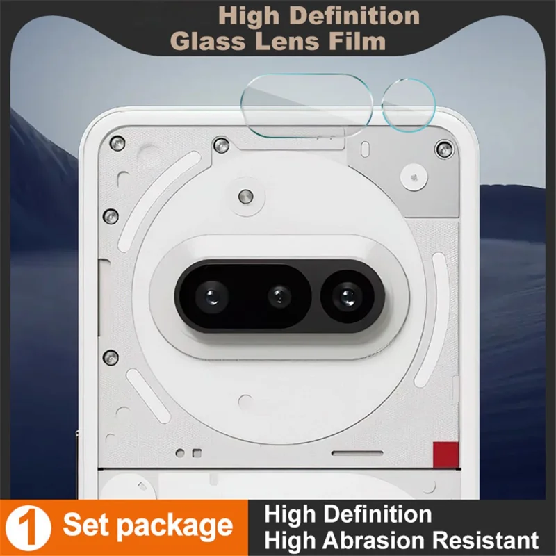 IMAK Para Nothing Phone (3a) 1 Juego de Película Protectora de Lente de Cámara Vidrio Templado
