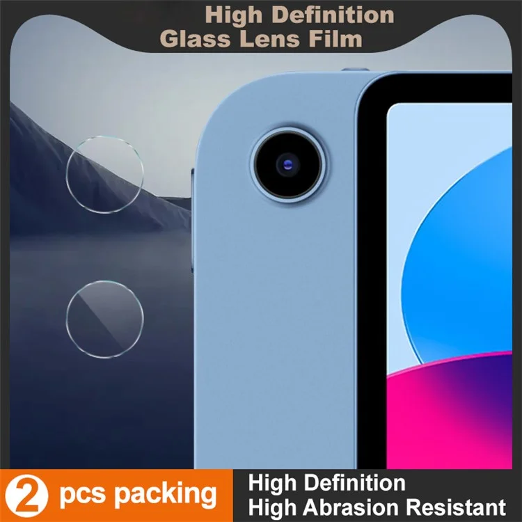 IMAK 2Pcs / Set For iPad (2025) / 10.9 (2022) Lens Protector Ultra Clear Tempered Glass Lens Film