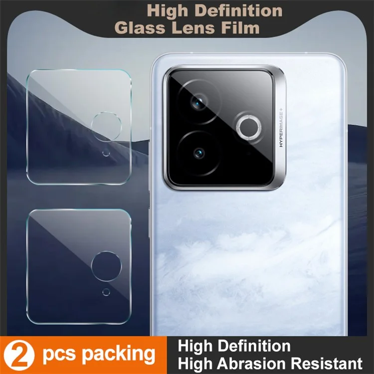 IMAK 2 Unidades / Juego Para Realme GT7 Pro Racing 5G Protector de Lente Cristal Templado Ultra Transparente