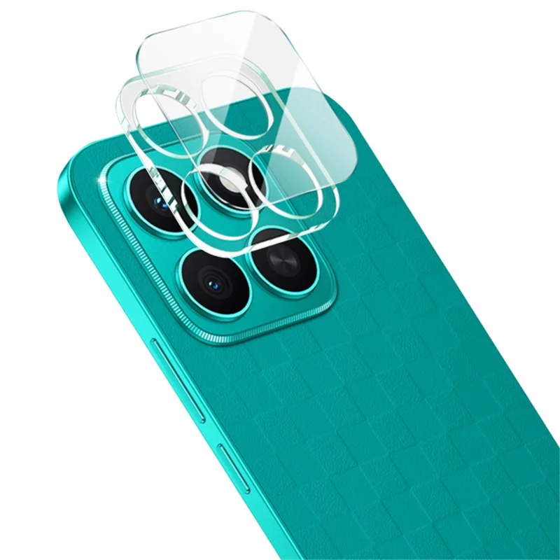 IMAK For Honor X8c 4G Tempered Glass Camera Lens Protector + Acrylic Lens Cap