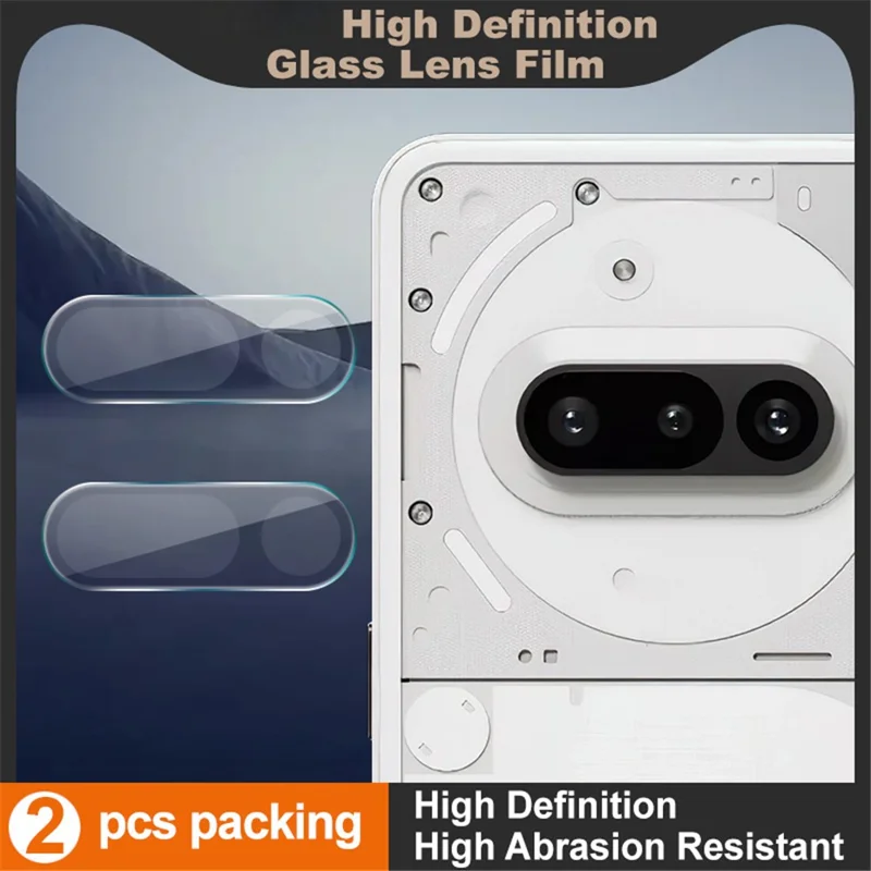 IMAK 2Pcs / Set For Nothing Phone (3a) Lens Protector Ultra Clear Tempered Glass Lens Film