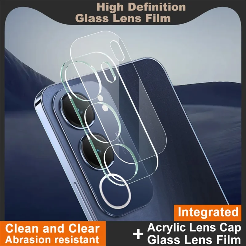 IMAK For vivo Y29 5G / Y19s 4G Tempered Glass Camera Lens Protector + Acrylic Lens Cap