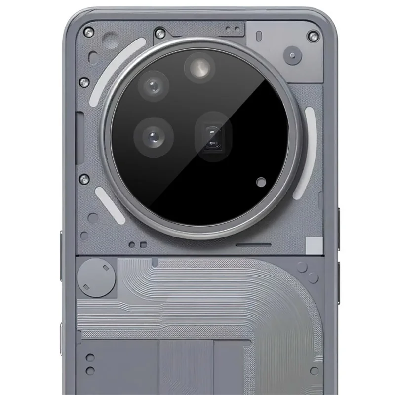 IMAK For Nothing Phone (3a) Pro Camera Lens Protector Tempered Glass HD Clear Lens Film (Black Version)