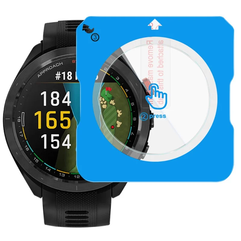 Protector de Pantalla de Vidrio Templado IMAK para Garmin Approach S70 de 47 mm con Herramienta de Instalación