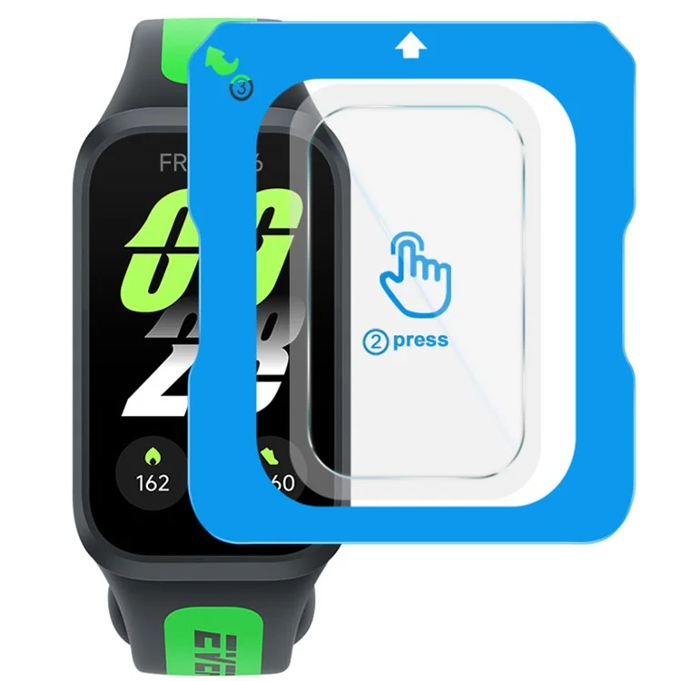 IMAK For Xiaomi Smart Band 9 Active / Redmi Band 3 Tempered Glass Screen Protector with Installation Tool