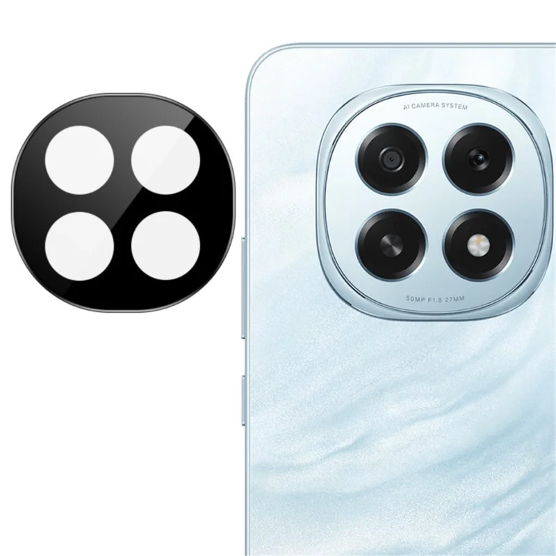 IMAK For Oppo A5 5G Camera Lens Protector Tempered Glass HD Clear Lens Film (Black Version)