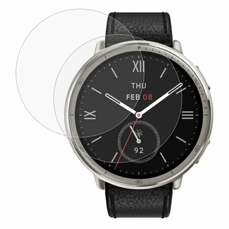 2 Stück Displayschutz für Huami Amazfit Active 2 Smartwatch – Transparente TPU-Schutzfolie