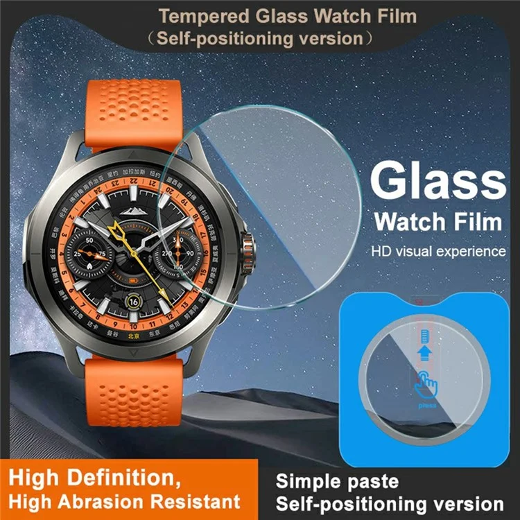 Protector de Pantalla Templado IMAK para Xiaomi Watch S4 con Herramienta de Instalación