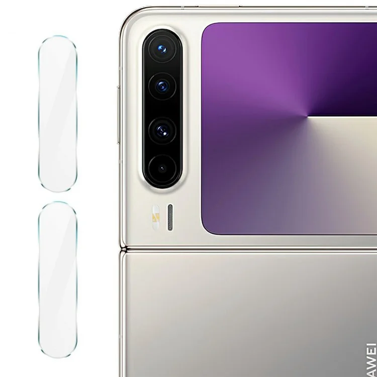 IMAK 2Pcs / Set For Huawei Pura X Lens Protector Ultra Clear Tempered Glass Lens Film