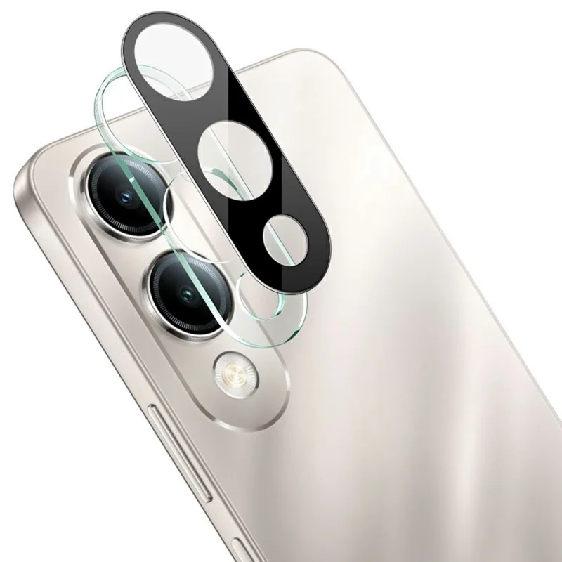 IMAK For vivo T4 Lite 5G / Y19e 4G / Y19 5G / iQOO Z10 Lite 5G / Y29s 5G / Y04 4G Tempered Glass Lens Film + Acrylic Cap (Black Version)