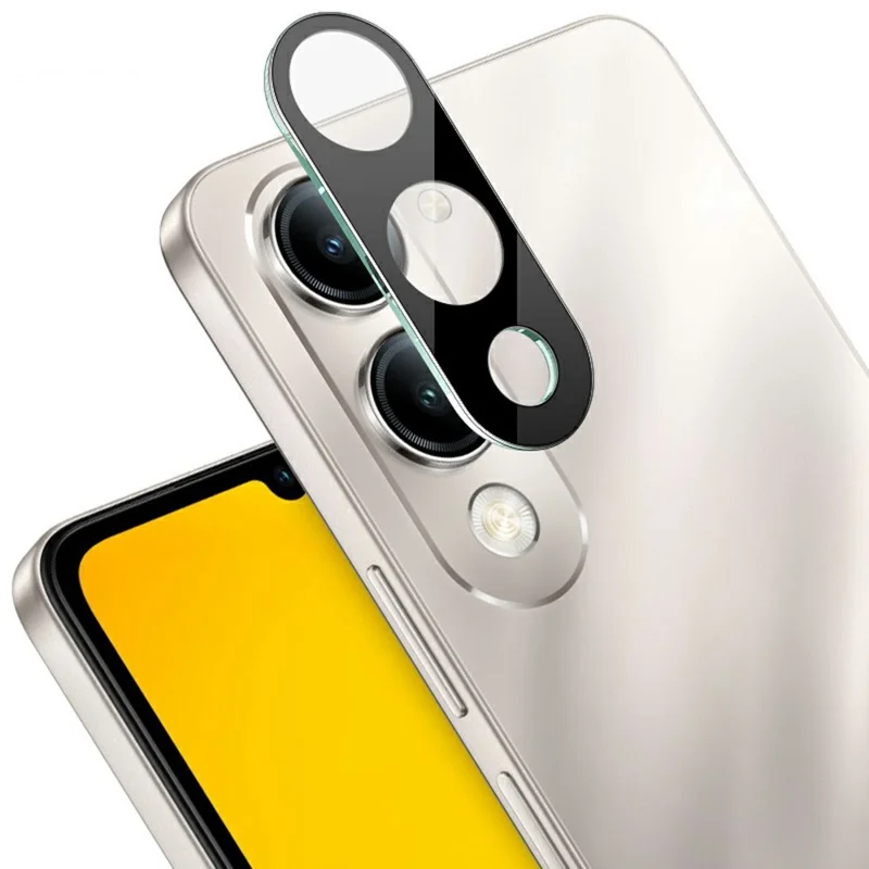 IMAK For vivo T4 Lite 5G / Y19e 4G / Y19 5G / iQOO Z10 Lite 5G / Y29s 5G / Y04 4G Tempered Glass Lens Film + Acrylic Cap (Black Version)