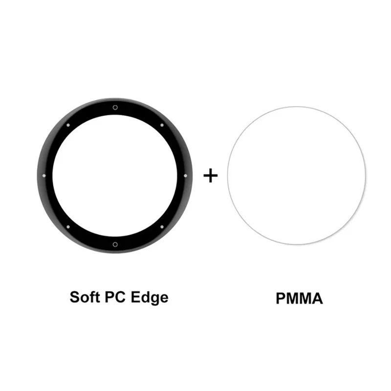 WANLONFENG Screen Protector For Garmin Venu 2S 3D Curved Edge PMMA Soft Film