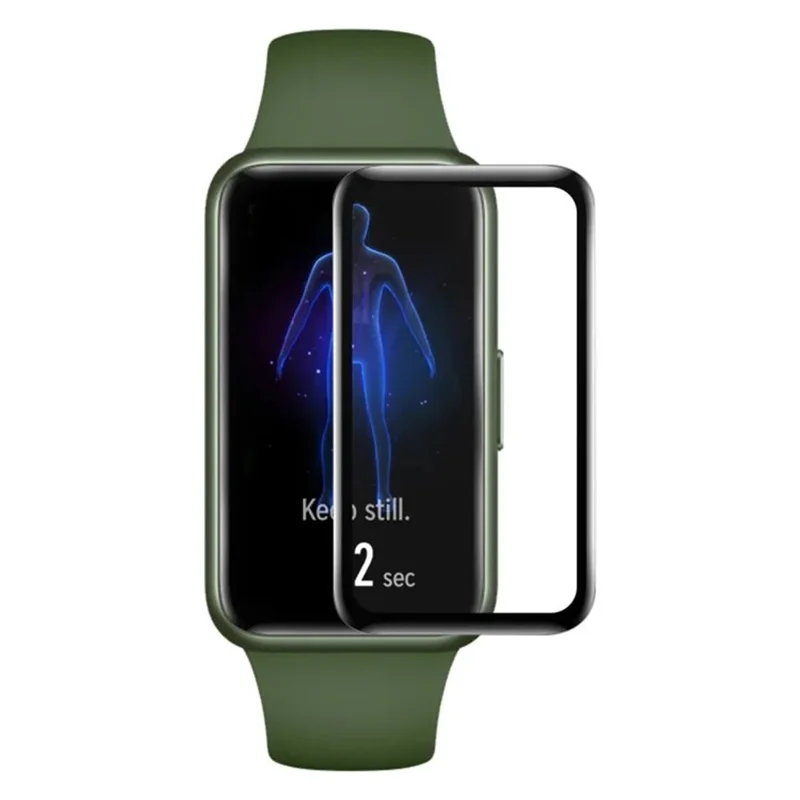 WANLONFENG Screen Protector For Xiaomi Smart Band 9 Active 3D Curved Edge PMMA Soft Film